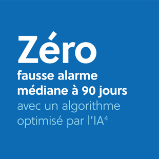 LifeVest Clinical Evidence Zero median false alarms at 90 days infographic
